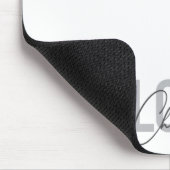 Moderne, einfache, urbane, coole Liebe Charlotte Mousepad (Ecke)