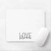 Moderne, einfache, urbane, coole Liebe Minneapolis Mousepad (Mit Mouse)
