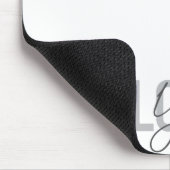 Moderne, einfache, urbane, coole Typografie-Liebe Mousepad (Ecke)
