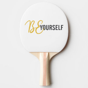 Moderne, einfache, urbane Grafik von Be Yourself Tischtennis Schläger