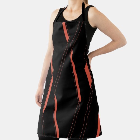 Moderne, einfache urbane Pflanze-Abstraktionskunst Schürze (InSitu)