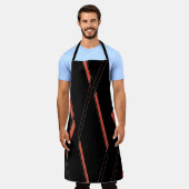 Moderne, einfache urbane Pflanze-Abstraktionskunst Schürze (Getragen)