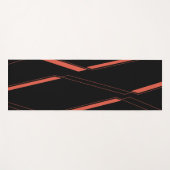 Moderne, einfache urbane Pflanze-Abstraktionskunst Yogamatte (Vorderseite (Horizontal))