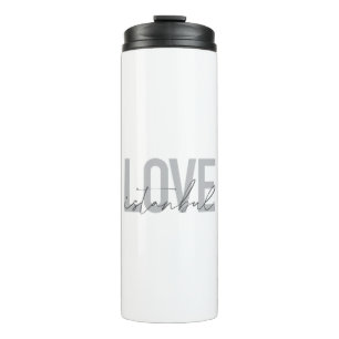 Moderne, einfache, urbane, trendige Design-Liebe I Thermosbecher