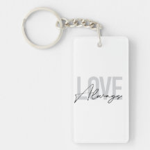 Moderne, einfache urbane Typografie "Liebe immer"