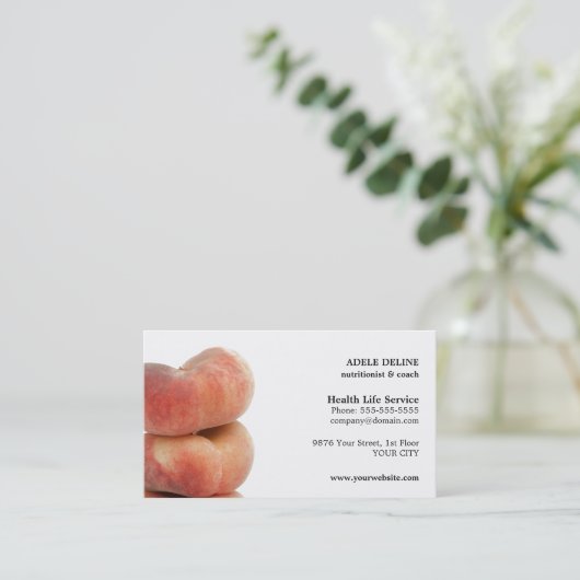 Moderne einfache visitenkarte (Stehend Vorderseite)