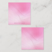 Moderne einfache Vorlage Elegante Rosa Trendy (Vorne/Hinten)