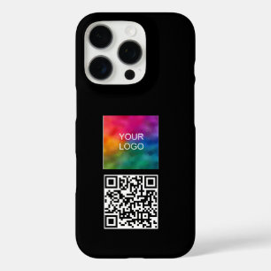 Moderne, einfache Vorlage Hochladen des QR-Codes f iPhone 16 Pro Hülle