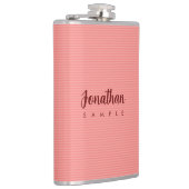 Moderne, einfache Vorlagenkalligrafie Flachmann (Rechts)