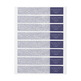 Moderne, einfache Weihnachtsblu Doodle-Rücksendead