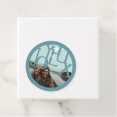 Moderne einfache Weihnachtsgeschenk-Foto-Anhänger Geschenkanhänger (Beispiel)