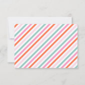 Moderne einfache Weihnachtskarte Mitteilungskarte (Rückseite)