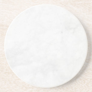 Moderne einfache weiße Marmor-Rustic-Papier-Unters Getränkeuntersetzer