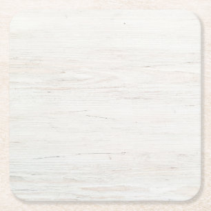 Moderne einfache weiße Marmor-Rustic-Papier-Unters Rechteckiger Pappuntersetzer