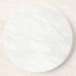 Moderne einfache weiße Marmor-Rustico-Papier-Unter Getränkeuntersetzer