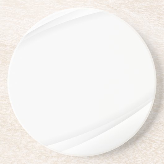 Moderne einfache weiße Marmor-Rustico-Papier-Unter Getränkeuntersetzer (Vorne)