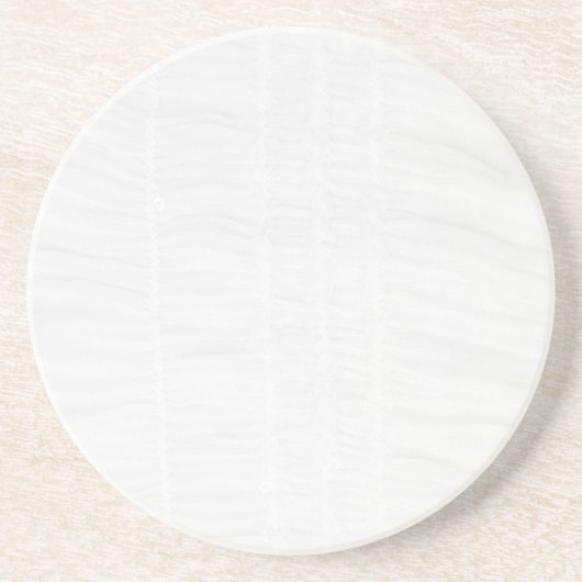 Moderne einfache weiße Marmor-Rustico-Papier-Unter Getränkeuntersetzer (Vorne)