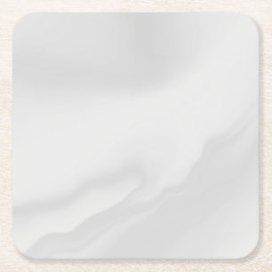 Moderne einfache weiße Marmor-Rustico-Papier-Unter Rechteckiger Pappuntersetzer