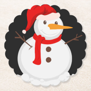 Moderne einfache weiße Marmor-Rustico-Papier-Unter Untersetzer