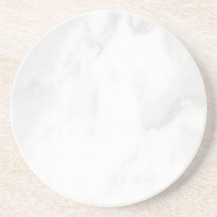 Moderne einfache weiße Marmor-Rustico-Papierservie Getränkeuntersetzer