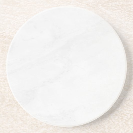 Moderne einfache weiße Marmor-Rustico-Papierservie Getränkeuntersetzer (Vorne)