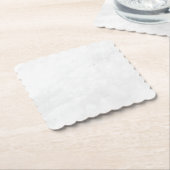 Moderne einfache weiße Marmor-Rustico-Papierset fü Untersetzer (angewinkelt)