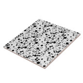 Moderne, einfache, weiße Terrazzo Fliese (Seite)