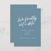 Moderne Einfache wir schließlich Set ein Date Hoch Save The Date (Vorne/Hinten)