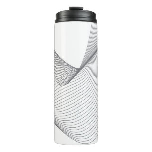 Moderne, einfache, zukunftsweisende städtische Fl Thermosbecher