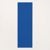 Moderne einfache Zwei-Tone Stripe Geometrie blaue  Yogamatte (Rückseite)