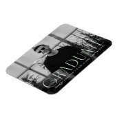 Moderne Einfachheit Minze Foto Abschluss Magnet (Linke Seite)