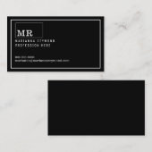 moderne Einführungskontaktkarte, Beruf Visitenkarte (Vorne/Hinten)