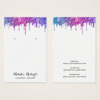 Moderne Einhorn-Glitzer-Tropfen verdienen Anzeige