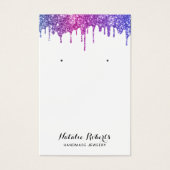 Moderne Einhorn-Glitzer-Tropfen verdienen Anzeige (Vorderseite)