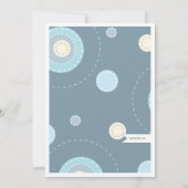 Moderne Einladung (Rückseite)