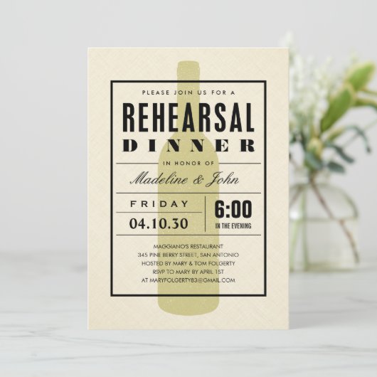 Moderne Einladung (Stehend Vorderseite)