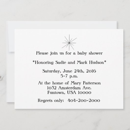 Moderne Einladung des Mittelalters (Rückseite)