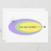 Moderne Einladung des Mittelalters (Vorne/Hinten)