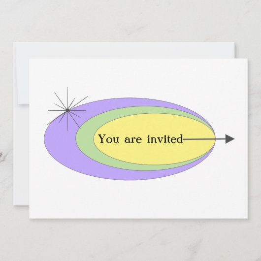 Moderne Einladung des Mittelalters (Vorderseite)