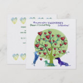 Moderne Einladung Valentine Party Celebration (Vorne/Hinten)