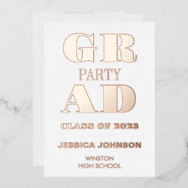 MODERNE EINLADUNG VON PARTY-FOLIEN