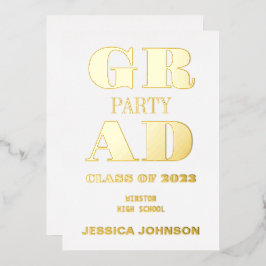 MODERNE EINLADUNG VON PARTY-FOLIEN