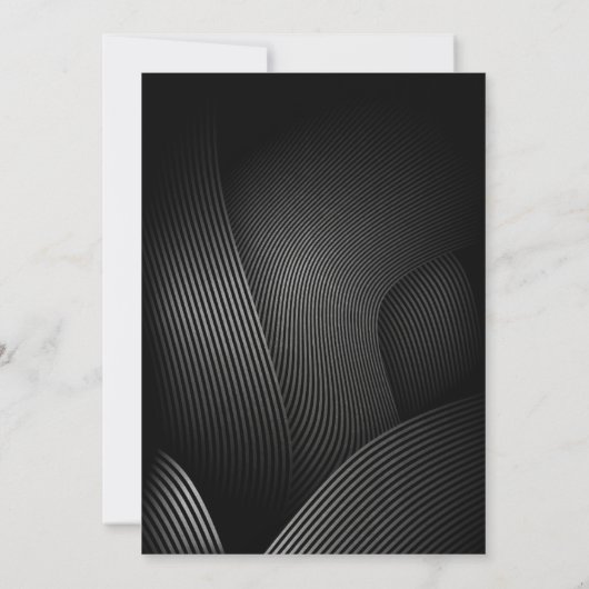 Moderne Einladung zum 21. Geburtstag (Rückseite)