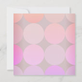 Moderne Einladung zum Geburtstag (Rückseite)