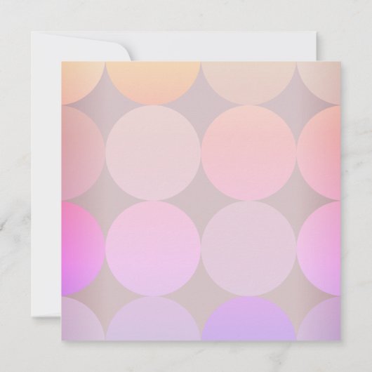 Moderne Einladung zum Geburtstag (Rückseite)