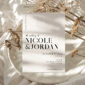 Moderne Einladung zum Hochzeitsfeiern