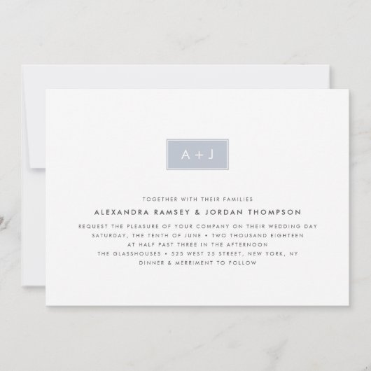 Moderne Einladung zum Hochzeitsfeiern | Verspätung (Vorderseite)