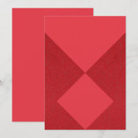 Moderne Einladung zum Roten Diamanten - individuel