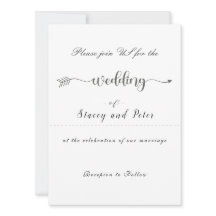 Moderne Einladung zur Hochzeit