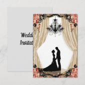 Moderne Einladung zur Hochzeit (Vorne/Hinten)